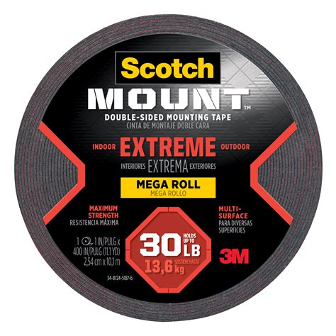 Scotch Tape Mount Extreme Double-Sided Mounting Tape commercials
