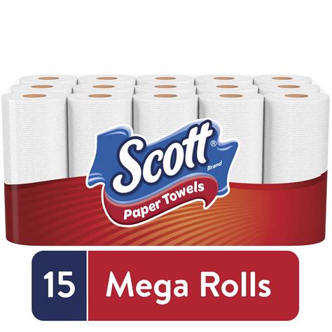 Scott Brand Choose-a-Sheet Mega Roll Paper Towels logo
