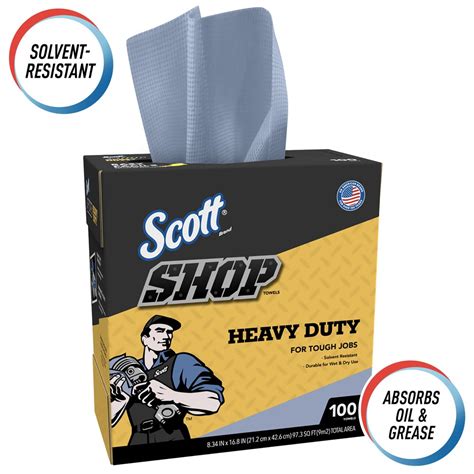 Scott Brand Shop Towels Heavy Duty