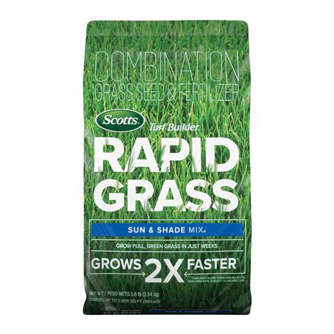 Scotts Turf Builder Rapid Grass Sun & Shade Mix commercials
