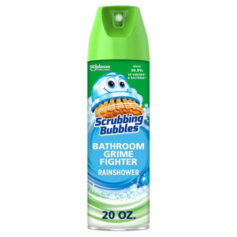 Scrubbing Bubbles Bathroom Grime Fighter logo