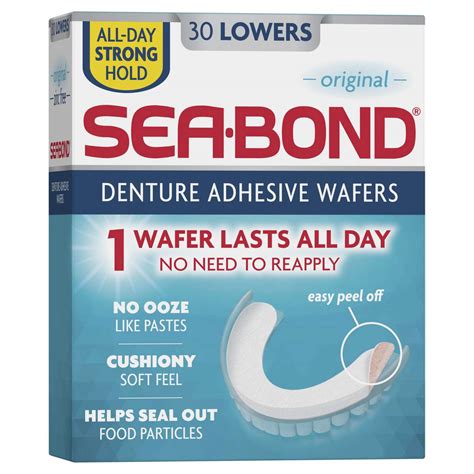 Sea Bond Denture Adhesive Wafers logo