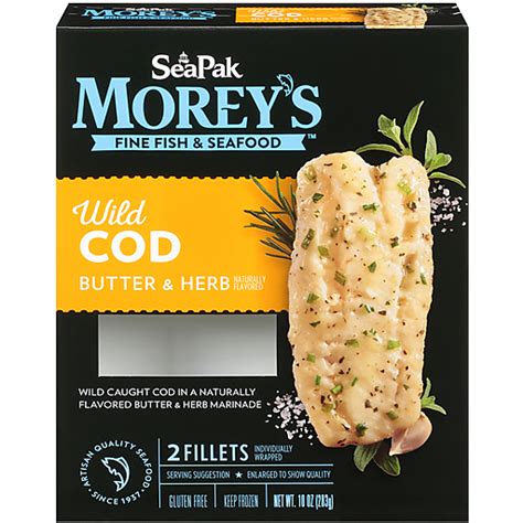 SeaPak Morey's Butter & Herb Wild Cod