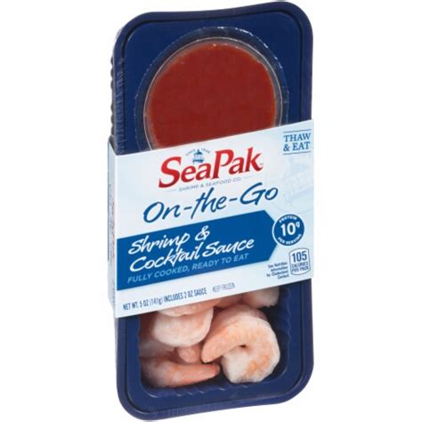 SeaPak On-the-Go Shrimp & Cocktail Sauce commercials