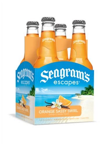 Seagram's Escapes Orange Sassy Swirl logo
