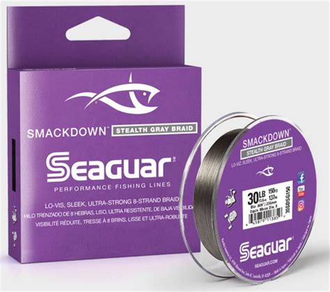 Seaguar Smackdown LO-VIZ Stealth Gray Braid