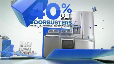 Sears Black Friday Appliance Event TV Spot created for Sears