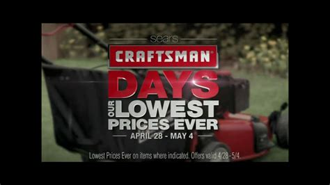 Sears Craftsman Days TV Spot, 'Start Making Now'