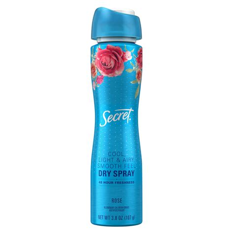 Secret Dry Spray Antiperspirant Deodorant Rose logo