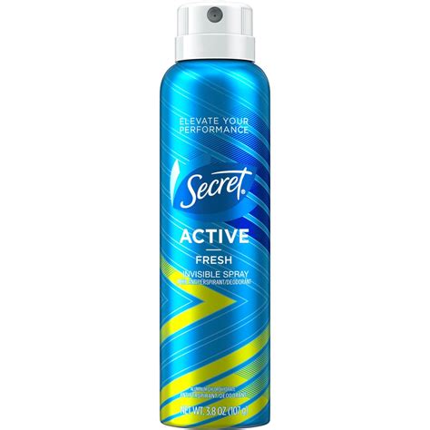Secret Fresh Invisible Spray Antiperspirant and Deodorant logo