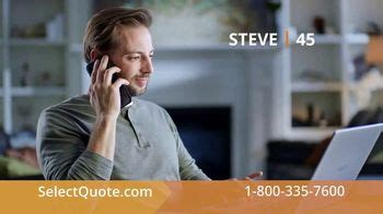 SelectQuote TV Spot, 'Steve: $28 a Month' created for SelectQuote
