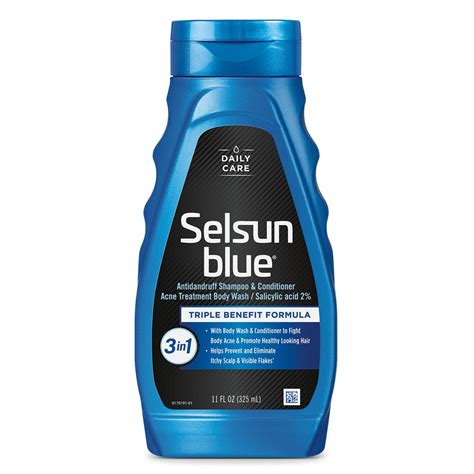 Selsun Blue Active 3-In-1 Body Wash logo