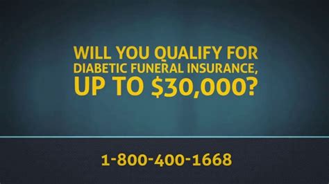 Senior Legacy Life Diabetic Funeral Insurance TV commercial - Type-Two Diabetes