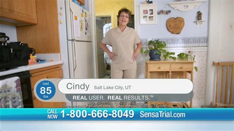 Sensa TV commercial - Cindy