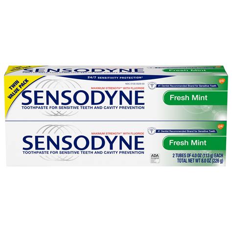 Sensodyne Sensitivity Toothpaste Fresh Mint commercials