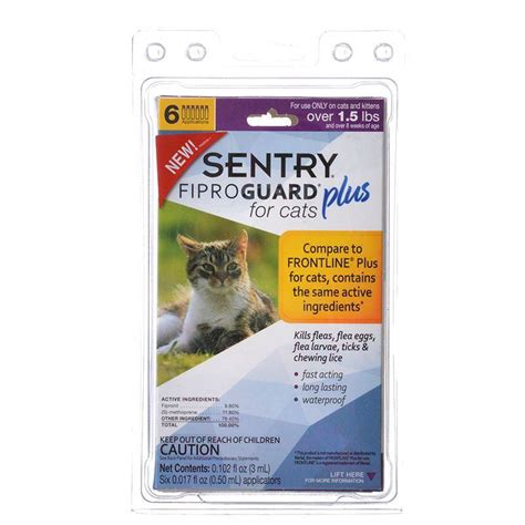 Sentry Fiproguard Fiproguard Plus for Cats logo