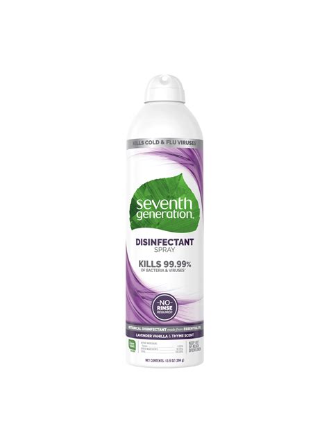 Seventh Generation Disinfectant Spray Lavender Vanilla
