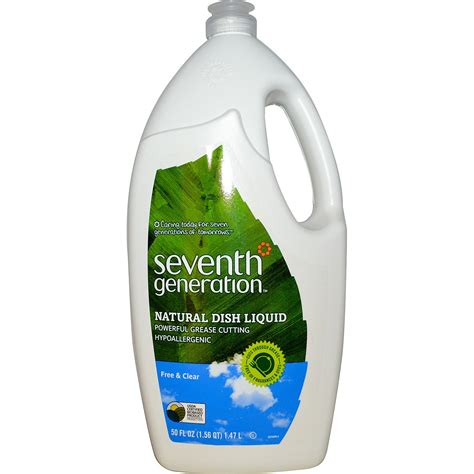 Seventh Generation Natural Dish Liquid: Free & Clear logo