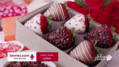 Sharis Berries TV commercial - Valentines Day: Dipped Strawberries and Roses