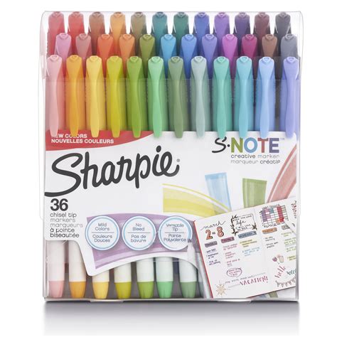 Sharpie Creative Marker Highlighters S-Note Chisel Tip Multicolor logo