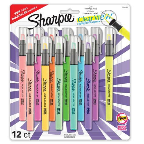 Sharpie Highlighter - Clear View Stick logo