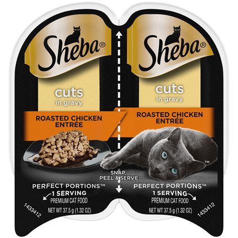 Sheba Perfect Portions Cuts in Gravy Roasted Chicken Entree