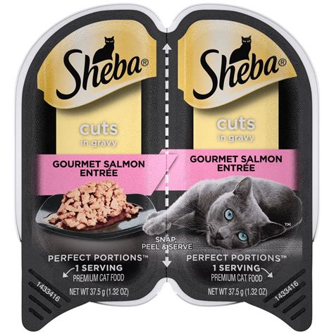 Sheba Premium Cuts in Gravy Salmon Entree