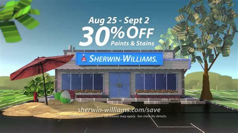 Sherwin-Williams Endless Summer Sale TV commercial - 30% off Paints and Stains