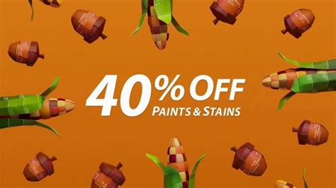 Sherwin-Williams Four-Day Super Sale TV commercial - September: 40% Off