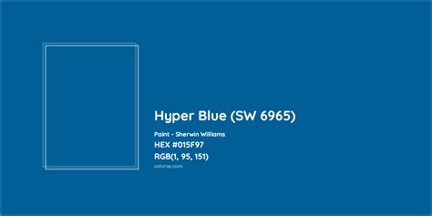 Sherwin-Williams Hyper Blue commercials