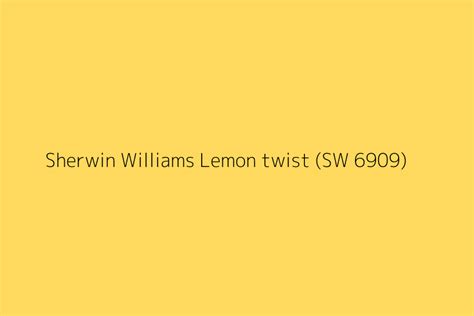 Sherwin-Williams Lemon Twist