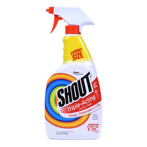 Shout Triple-Acting Stain Remover commercials