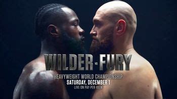 Showtime Pay-Per-View TV commercial - Wilder vs. Fury