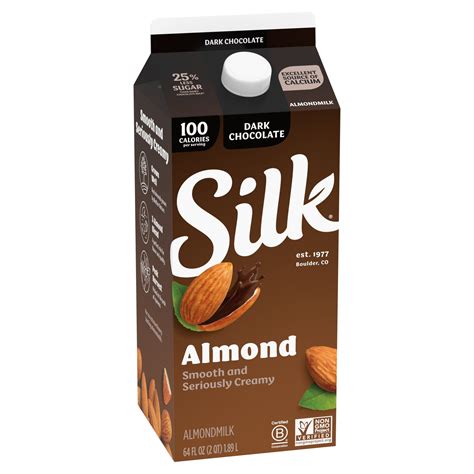 Silk Dark Chocolate Almond Milk logo