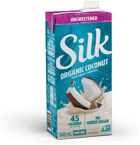Silk Unsweetened Coconut Milk logo