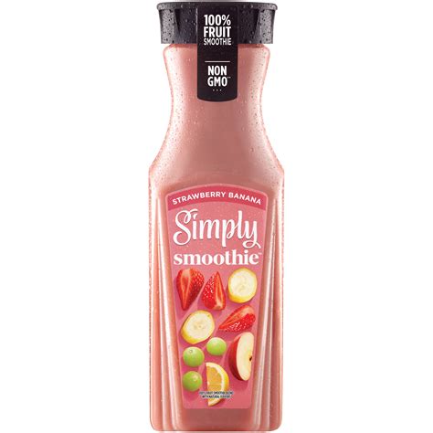 Simply Beverages Simply Smoothie Strawberry Banana logo