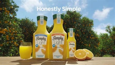 Simply Light Orange TV Spot, 'Deliciously Tempting With Half the Calories' created for Simply Beverages