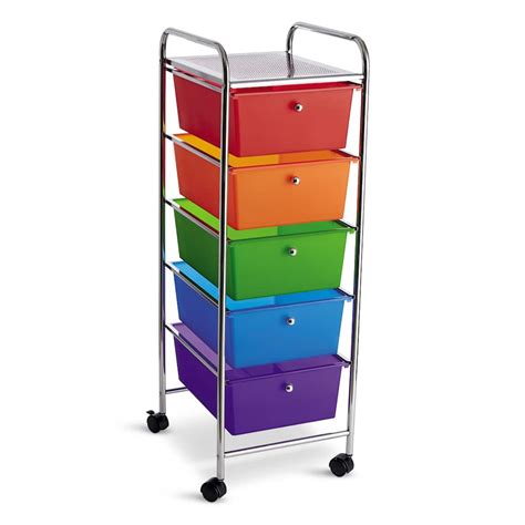 Simply Tidy 5 Drawer Rolling Cart