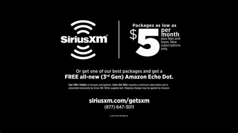 SiriusXM Satellite Radio TV commercial - Take a Different Look: Echo Dot