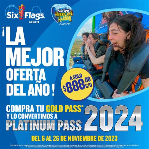 Six Flags 2023 Platinum Pass logo