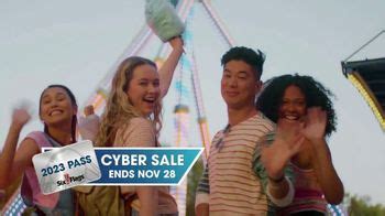 Six Flags Super Cyber Sale TV Spot, '2023 Pass: Platinum Upgrade' created for Six Flags
