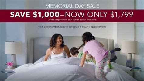 Sleep Number Memorial Day Sale TV Spot, 'Next-level Bed: Agree: Save 50 and Home Delivery' Ft. Gabrielle Union, Dwyane Wade