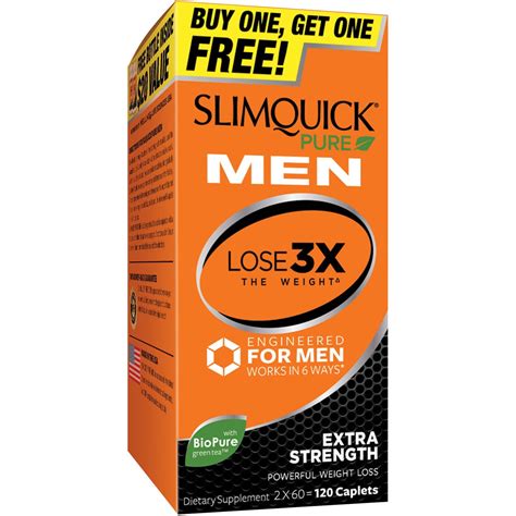 SlimQuick Pure Men Extra Strength commercials