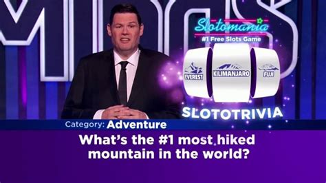 Slotomania TV commercial - Slototrivia: Most Hiked Mountain