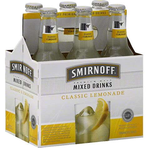 Smirnoff (Beer) Classic Lemonade Premium Malt Mixed Drink