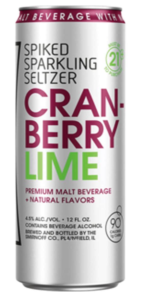 Smirnoff (Beer) Cranberry Lime Seltzer logo