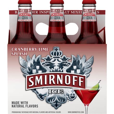 Smirnoff (Beer) Cranberry and Lime Premium Malt Mixed Drink logo