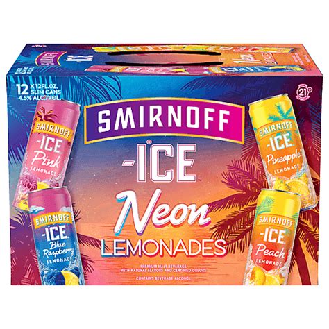 Smirnoff (Beer) Ice Neon Lemonades Variety Pack
