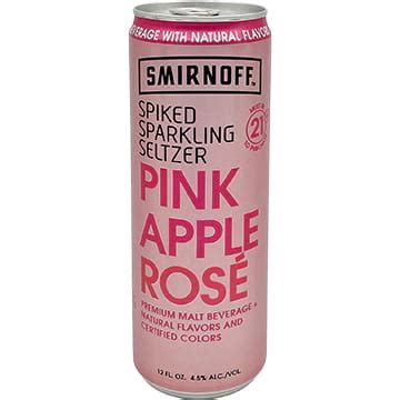 Smirnoff (Beer) Pink Apple Rose Seltzer