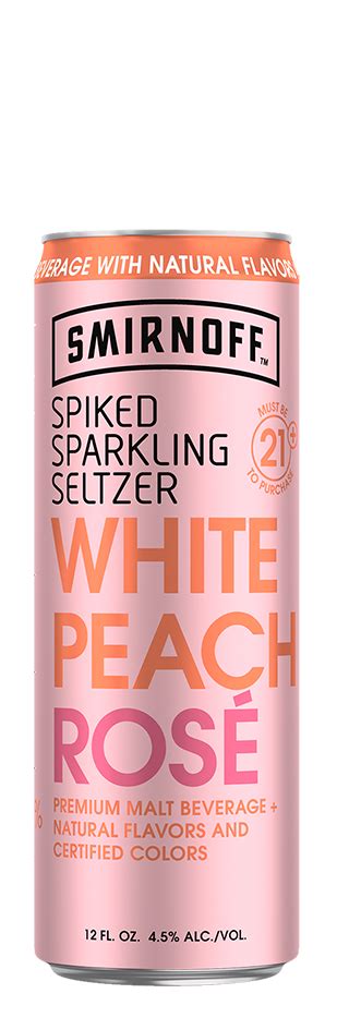 Smirnoff (Beer) White Peach Rose Seltzer